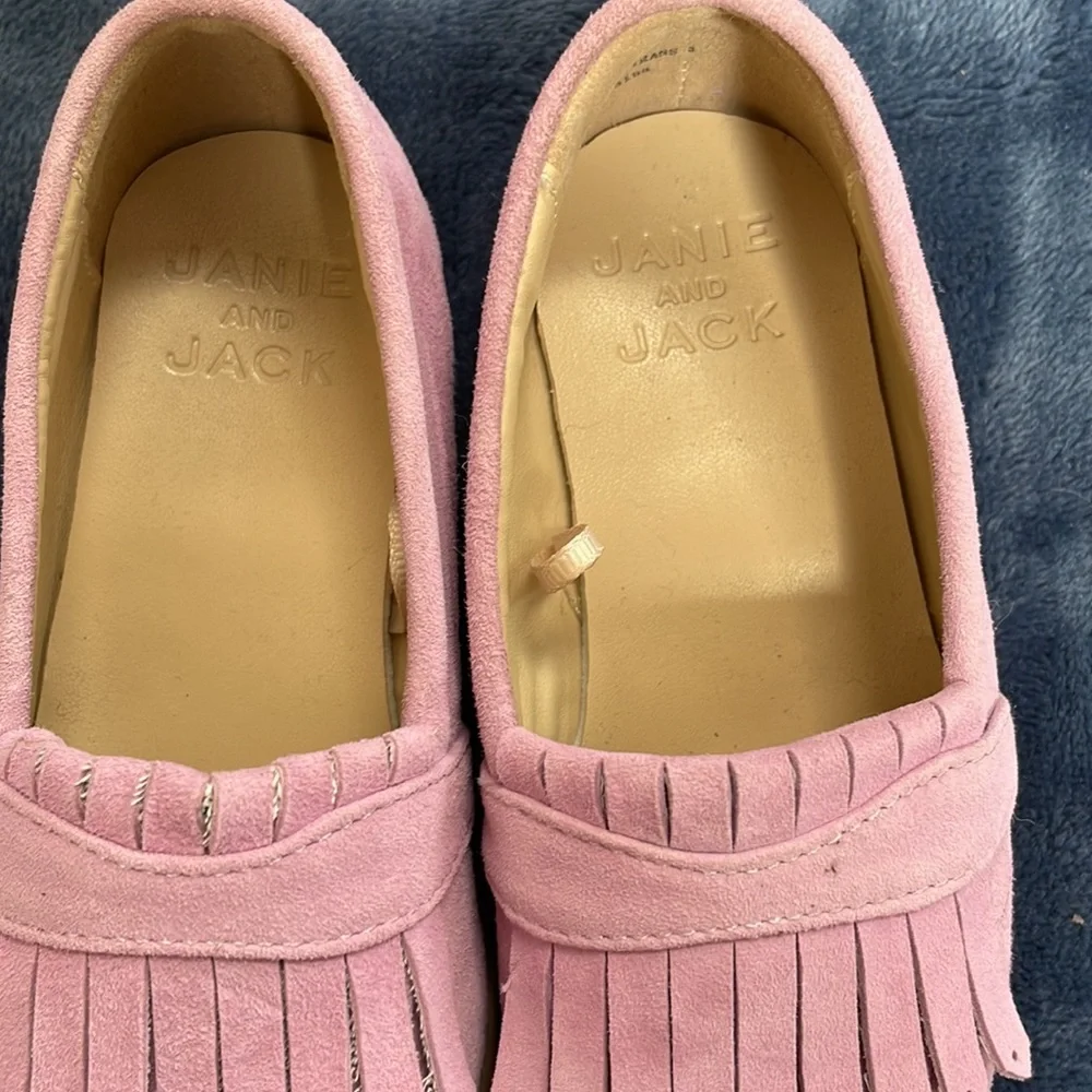 Girl’s  Janie and Jack Moccasins - Picture 7 of 8